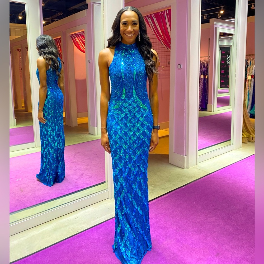 Turquoise Blue Gown